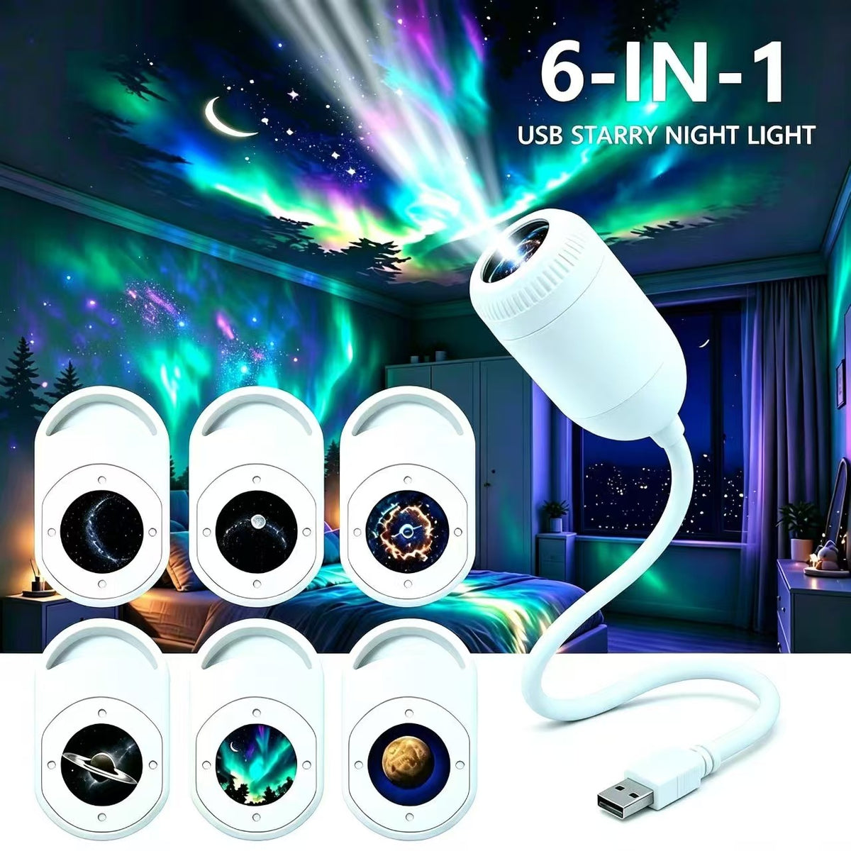 Projector starry sky projection